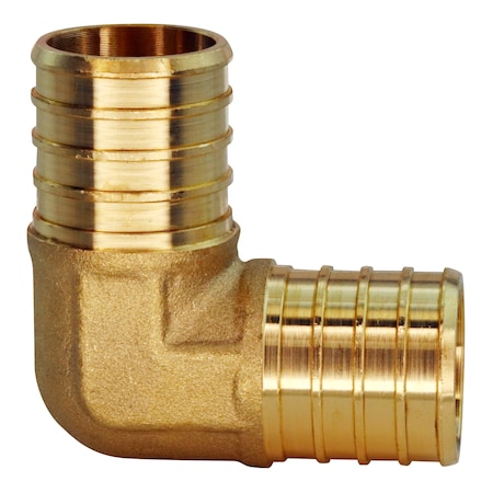 Apollo 1 in. Brass PEX Barb 90-Degree Elbow APXE11